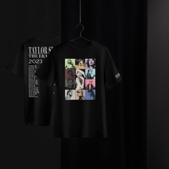 Taylor Swift | THE ERAS TOUR II BLACK T-SHIRT 2023 - 2024 - Picture 13 of 15